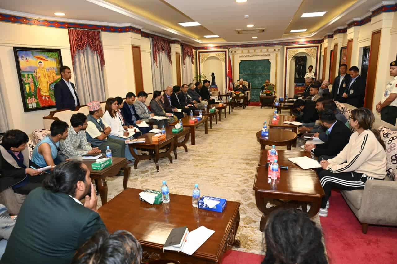 Image of निर्वाचनको महायज्ञलाई सफल पार्दै इतिहास रच्न जेनजीहरूलाई राष्ट्रपति पौडेलको आग्रह